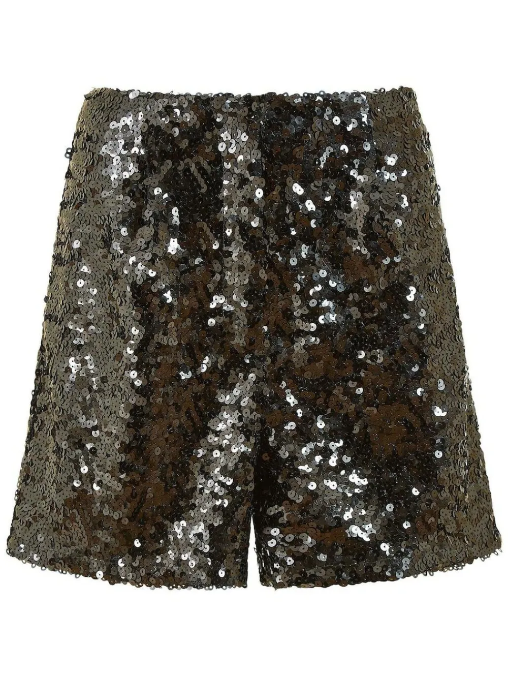 Online Yumi Black Sequin Mini Shorts