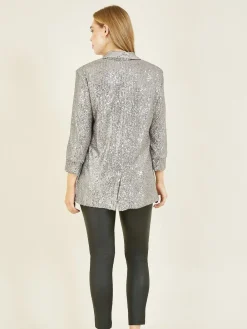 Yumi Sequin Blazer With Pockets^Women Blazers|Suits & Tailoring