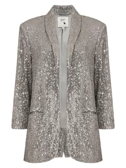 Yumi Sequin Blazer With Pockets^Women Blazers|Suits & Tailoring