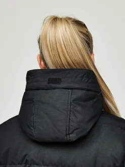 Discount Zavetti Canada Womens Goshawa Puffer Parka Jacket Jet Black